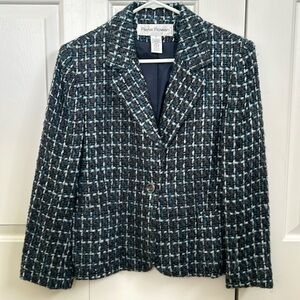 Vintage Rena Rowan Tweed Jacket Size 10